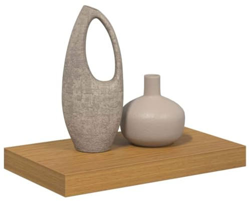 vidaXL Wandregal Wandhalterung Beige 40 x 23,5 x 3,8 cm Holzwerkstoff