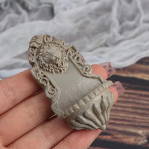 Fontaine Miniature à l'échelle 1/12, Mini Fontaine de Table décorative, décoration de Maison poupée Vintage, Accessoires Jardin Miniatures pour Mur intérieur et extérieur, décoration la mais