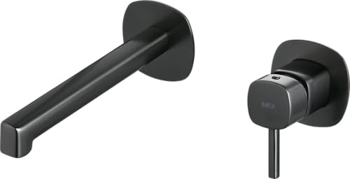 Grifo Lavabo Empotrado de Pared Latón Anticorrosión | Grifería Baño Monomando Minimalista Sin Caja de Registro | Grifo Lavamanos Moderno IMEX Toscana GLT064