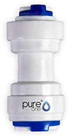 BWF ORIGINAL Osmose/Kühlschrankfilter REDUZIERUNG/AUFWEITUNG Verbindungselement f. Osmoseschlauch 3/8 auf 1/4 oder anders herum RO OSMOSE UMKEHROSMOSE KÜHLSCHRANKFILTER