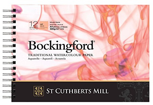 Bockingford: Watercolour Paper: Spiral Pad: 300gsm: A4: Hot Press