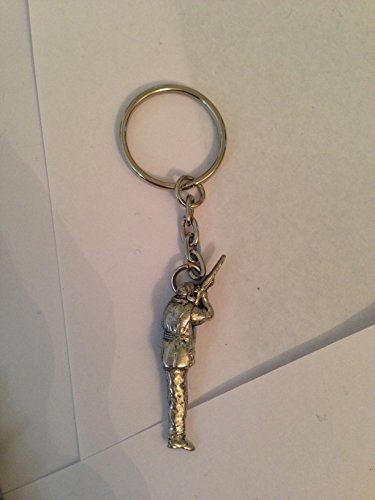 Clay Shooter pp-sh01 aus feinem englischen Zinn auf Einem Split Ring Schlüsselanhänger