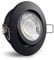 CONCEPTRUN LED Einbaustrahler schwenkbar rund schwarz Aluminium Downlight mit flachem LED Modul für eine geringe Einbautiefe 25mm Deckenspot 230V dimmbar warmweiß