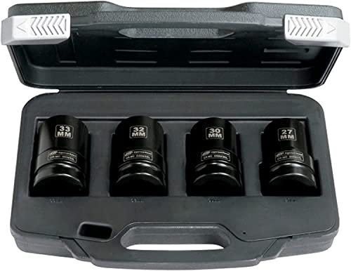 Ingersoll Rand Metric Universal Impact Socket Set SK8M4LN, 1 Drive, for Impact Wrench, Set of 4 pcs