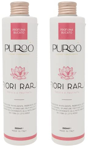 2 PZ, Profumo per bucato, profumo lavatrice 250 ml (Fiori Rari)