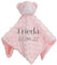 Wuff-Dogsworld Baby Kuscheltuch VIELE Modelle mit Namen Bestickt Geschenk Taufe Geburt Schmusetuch Schnuffeltuch Trösterchen Junge Mädchen (rosa Teddy)