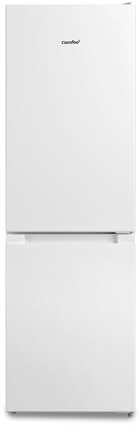 COMFEE' Fridge Freezer Freestanding 174 Litre RCB169WH1(E) Low Frost Fridge with Reversible Door Hinge - Energy Saving LED lights & Adjustable thermostat –39dB Low Noise- White