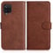 DENDICO Coque pour Galaxy A12 5G, PU en Cuir Coque Portefeuille Étui Housse, Design Classique TPU Coque pour Samsung Galaxy A12 5G, Marron