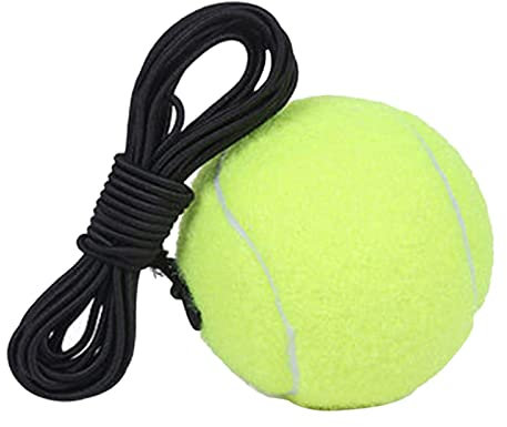 Pallina da tennis con cordino, palla da allenamento da tennis con corda attrezzatura da tennis per ricambio per giocatore da parete per pratica autonoma