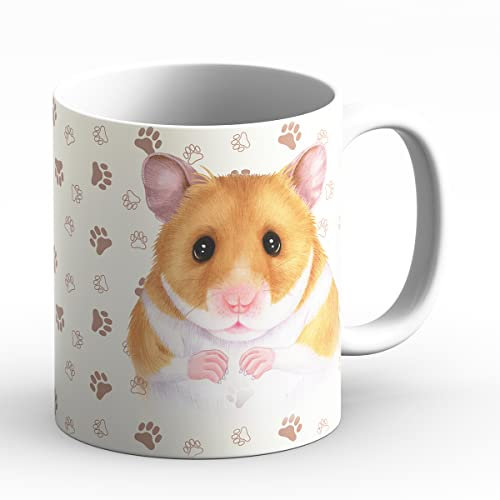 power gift Hamster Tasse für Kaffee oder Tee. Tassen mit Hamstermotiv für Ihr Tier Prefrere – perfekt für Tierliebhaber.