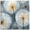 ARTland Wanddeko Leinwand Bilder Wandbild 40x40 cm Abstrakte Kunst Natur Blumen Pusteblume Löwenzahn Frühling Minimalismus U4QS