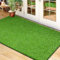 TREETONE Kunstrasenteppich, 90 x 152 cm, realistische Grasmatte, Indoor/Outdoor-Teppich, grüner Rasen, perfekt für Mehrzweck-Hauseingang, Schaber, Terrasse, Rasen, Hund, Rasen, Garten, Fußmatte