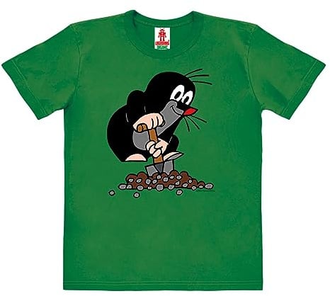 Logoshirt® Der kleine Maulwurf T-Shirt Kinder grün 104
