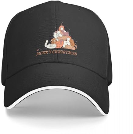 Basecap Merry Christmas Baseball Cap Hip Hop Strandhut Damen Strandmode Herren
