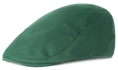 ISAKEN Schiebermütze Herren Barret Flat Cap Schirmmütze Verstellbar Baumwolle Flache Kappe Vintage Freizeit Frühling Sommer Cap Schirmmütze Vielseitig Einsetzbar Baseballkappe