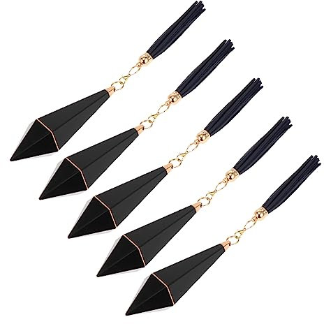 Didiseaon 5pcs Refillable Empty Lip Gloss Tubes Lipstick Container Tassel Leakproof Travel Cosmetic Bottles