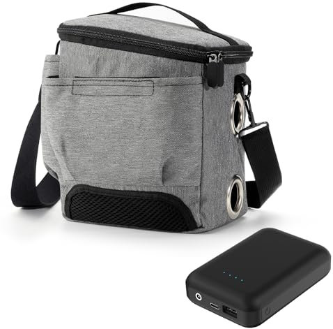 Creliver Sauerstoffkonzentrator-Rucksack+Sauerstoffkonzentrator Akku für Creliver-XM898 Fahrzeug-Sauerstoffkonzentrator 1-4L-15000mAh Akku