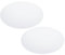 PATIKIL 203,5 mm Acryl Lampenschirm 2 Stück 2mm dicke Runde Ampenschirm Diffusor für Trommel-Lampenschirme Pendelleuchten DIY-Lichtschutz mattweiß
