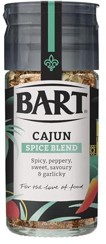 Bart Cajun Spice Blend Glass Jar 45g (Southern USA Cooking)