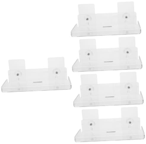 Angoily 5 Sets Floating Camera Shelf Wall Mount Tilt Base No Punching for Ring Doorbell Security Cameras