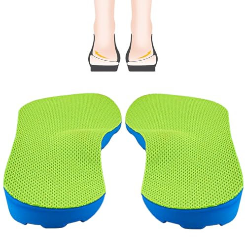 Plantillas de Supinación para Alineación de Pies,Plantillas Ortopédicas Cuñas Insertos para Zapatos,Plantilla de Pronación para Supinación O/X Pierna Arco Piernas Pies Planos-35-37