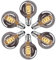 Edison Vintage Glühbirne E27, E27 LED Vintage Dimmbar 4W Warmweiss Filament Lampe Retro Glühbirne LED Birne Ideal für Dekorative Nostalgie und Retro Beleuchtung, Rauchgrau Glas- 6 Stück(G80YHS)