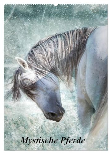 Mystische Pferde (Wandkalender 2026 DIN A2 hoch), CALVENDO Monatskalender: 12 wundervolle Traumpferde (CALVENDO Tiere)