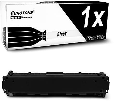 Eurotone Toner Tonerpatrone kompatibel für Canon LBP611Cn MF634Cdw MF635Cx LBP613Cdw MF636Cdwt MF632Cdw MF631Cn ersetzt 045 / 045H XXL BK 1246 C 002 Black