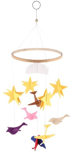 Toddmomy Filz-hängeanhänger als Windspiel-anhänger zum Aufhängen Am Kinderbett Kinderbett-verzierung und Ornament Hängedekoration für Kinderzimmer Wand