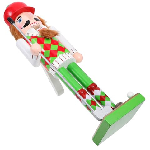 TOPPERFUN Weihnachtsdeko Holz Golf Thema Tischdekoration für Weihnachten für Sammler für Familie und Freunde