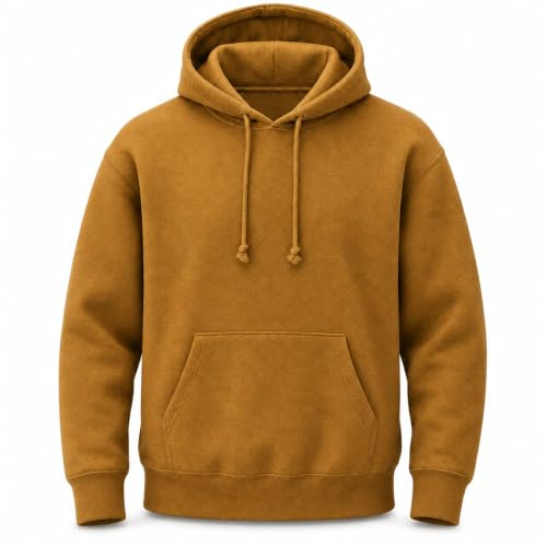Mellor Design Unisex Pullover Hoodie – Classic Fit Hooded Sweatshirt for Men & Women – Casual Plain Hooded Top