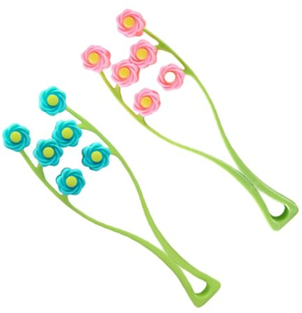 Gesichtsroller für Wangen und Wadenmassage Blumenförmiger, aus Pp 2 Stück