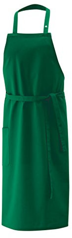 Latzschürze, Schürze 100x80 cm flaschengrün per Halsband 3x verstellbar