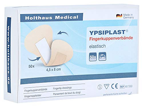 FINGERKUPPENVERBAND YPSIPLAST elast.4,5x8 cm haut 50 St