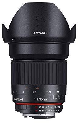 Samyang 24mm F1.4 Objektiv für Anschluss Sony Alpha