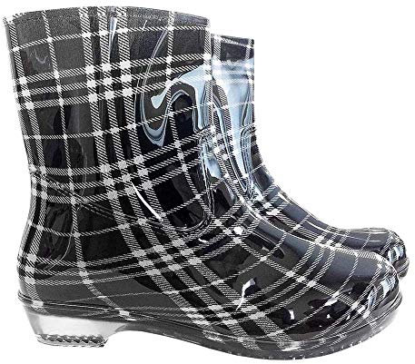 Reis Btdkcheck_Bw38 Grensho - Scarpe in PVC, taglia 38, colore: Nero/Bianco