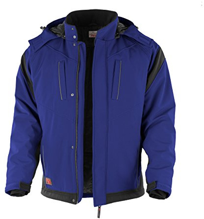 Qualitex - Softshelljacke PRO - Hochwertige, 2-farbige Jacken für den Winter, passend zur PRO Kollektion. Zahlreiche Taschen und Abnehmbare Kapuzen.