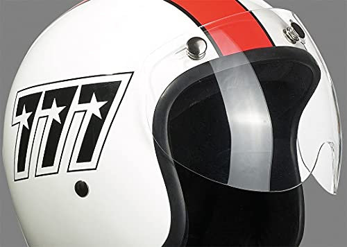 Bandit Jet Knopf Visier, klar, Einheitsgröße