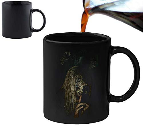 Acen Merchandise Walking Dead Zombies – Taza mágica con cambio de calor y caja de regalo, set de té, café, ceramica 330ml