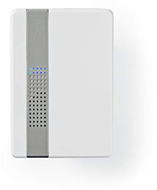NEDIS DOORB223CWT Funkklingel Set | Netzbetrieb | 80dB | Signalreichweite: 300m | IP44 | Lautstärke einstellbar | 36 Melodien | 1 Empfänger | weiß
