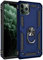 Shockproof Case For Apple iPhone 11 Pro Max (6.5), Premium Protective Ring Armour Phone Case with [Kickstand], Dual Layer shock Absorption Design For iPhone 11 Pro Max - Blue