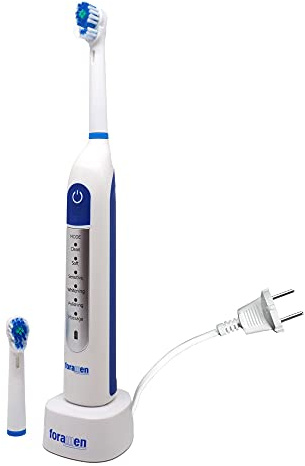 FORAMEN RS6 Spazzola elettrica dentale · Pulizia avanzata · Multifunzione · Con base di ricarica · Pulizia completa · Confezione da 2 pezzi inclusi