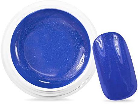 OCIBEL - Gel UV/LED Couleur Thermo Métallisé Bleu/Bleu Clair - 5ml pour Manucure, Faux Ongles et Nail Art