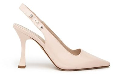Nero Giardini E409370DE Vernice Confetto Decoltè Elegante Aperto Donna Lucido Rosa Tacco Alto (Taglia 35)