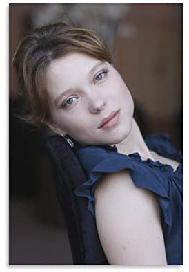 The Actress Léa Seydoux Poster (53), Wandkunst-Poster, Heimdekoration, Bild, Leinwandbild, 60 x 90 cm
