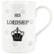 His Lordship Novelty Mug - Bone China White Cup Coffee/Tea Present Gift