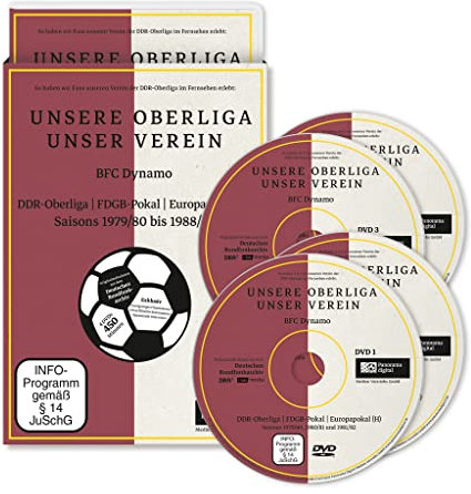 UNSERE OBERLIGA-UNSER VEREIN - BFC Dynamo; DDR-Oberliga, FDGB-Pokal und Europapokal-Heimspiele, Saisons 1979/80 bis 1988/89