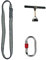 HOUSON Heavy Duty Boxsack Gurte, Taschen-Aufhänger Heavy Bag Hanging Strap Mit Haken Karabiner für Turnstange & Klimmzugstange (25KN Karabinerhaken)