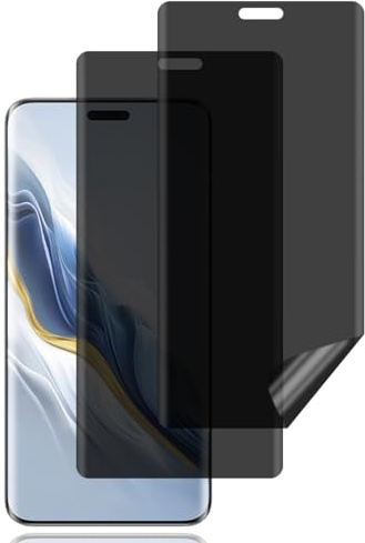 BCHKLAI Sichtschutz Schutzfolie für Honor Magic 6 Pro 5G [2 Stück] | Privacy Schutzfolie, Sichtschutzfolie, Kratzfest, Blasenfrei, Anti-Spy Flexibler TPU Displayschutzfoli für Honor Magic6 Pro