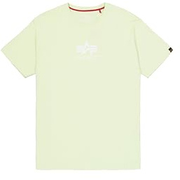 Alpha Industries Herren Basic T ML, Arctic Lime, S